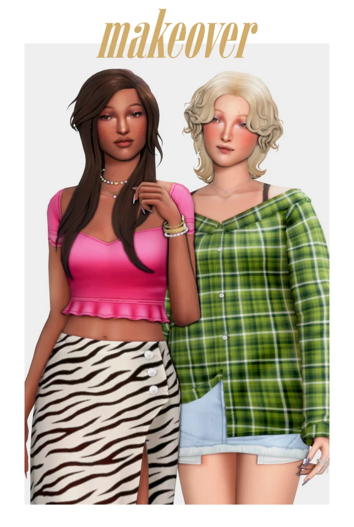 Clumsyalien Makeover CC Pack Sims 4