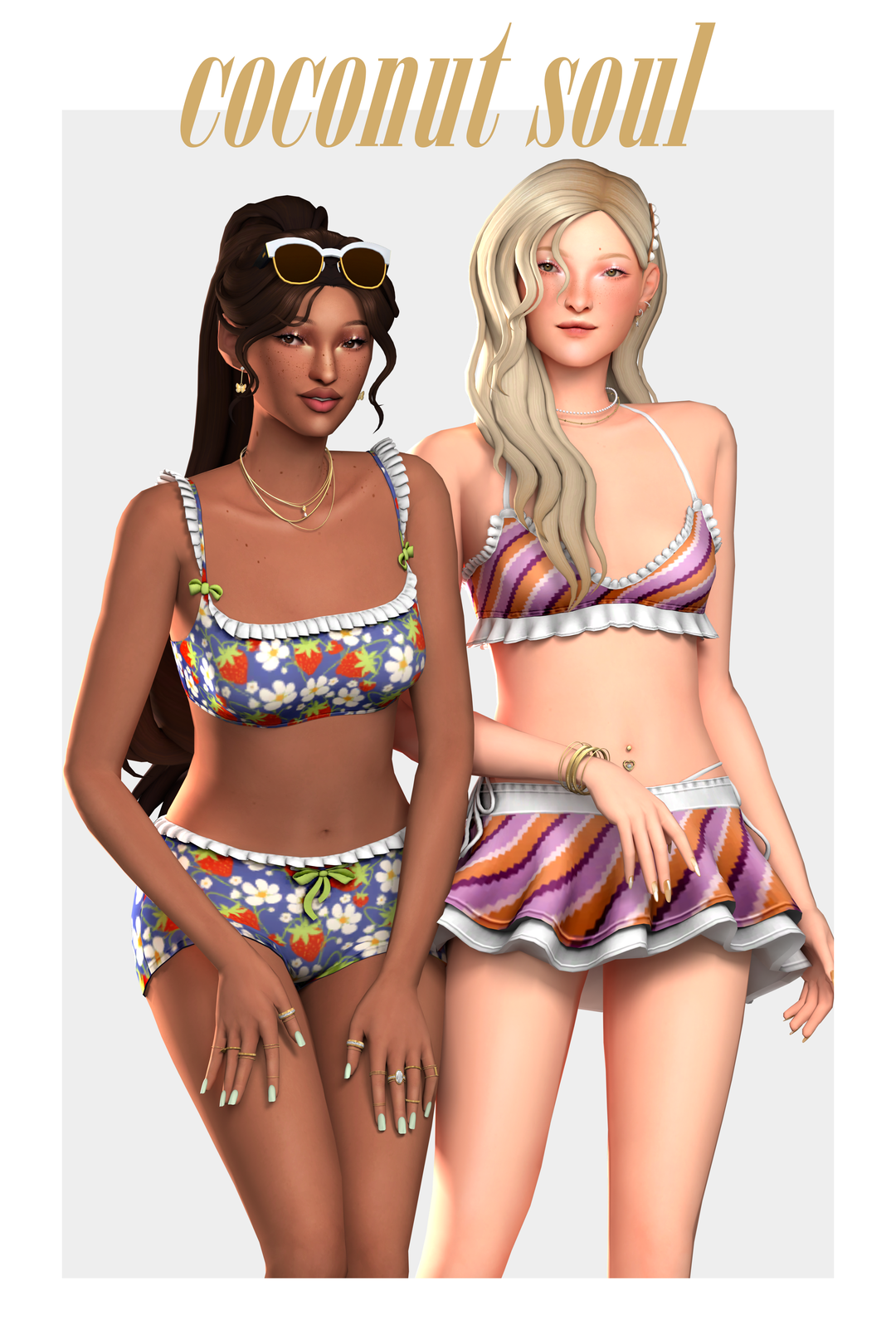Clumsyalien Coconut Soul CC Pack Sims 4
