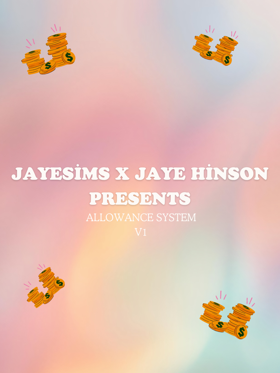 Allowance System Sims 4 family gameplay mod by JayESims