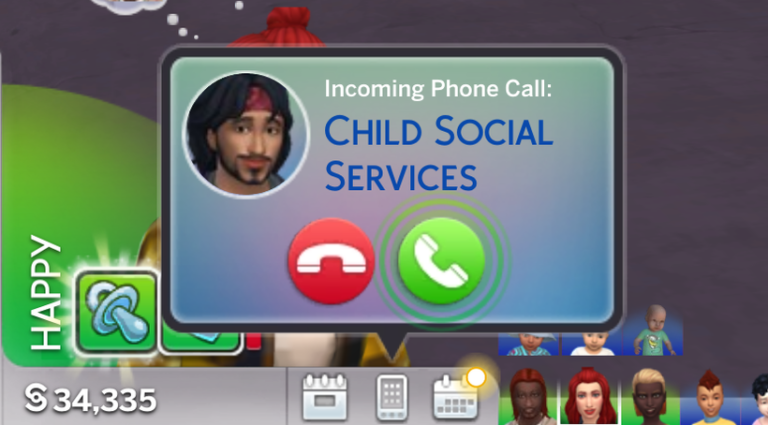 CPS Overhaul and Foster Home Sims 4 gameplay mod preview by Lumpinou