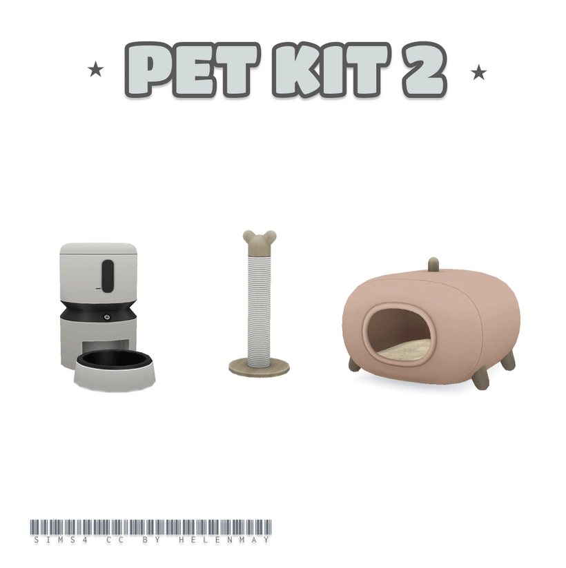 Helenmay Pet Kit 2 Sims 4 pet CC preview