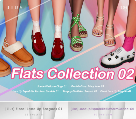 Jius Flats Collection 02 Sims 4