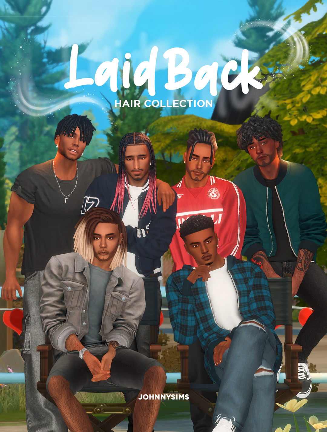 JohnnySims Laid Back Hair Collection afro textured hair preview