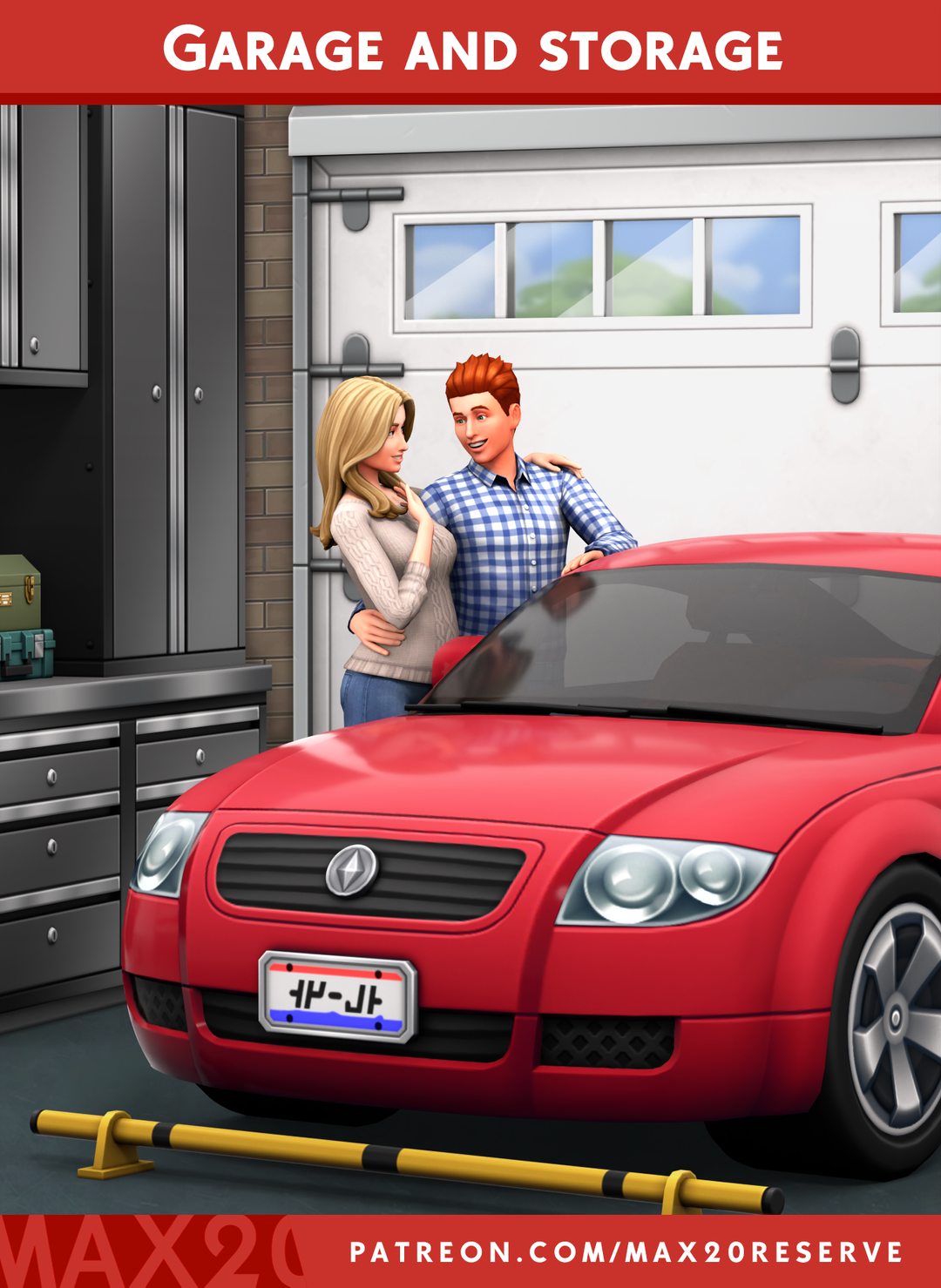 Max20 Garage and Storage Sims 4 CC preview