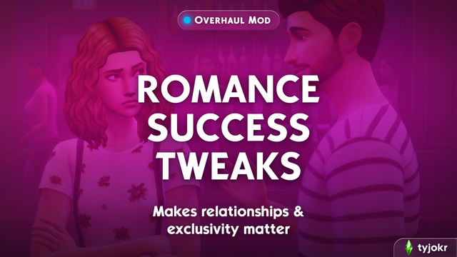 TYJOKR Romance Success Tweaks Sims 4 mod preview