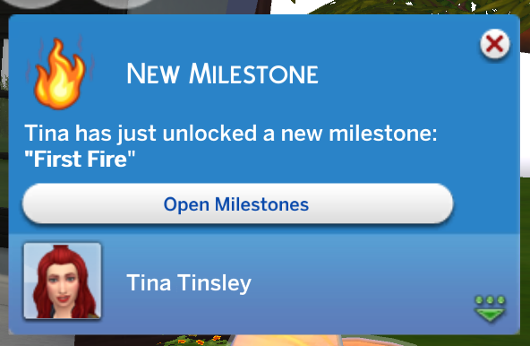 Special Notification on Milestone Gained Sims 4 mod preview by Lumpinou
