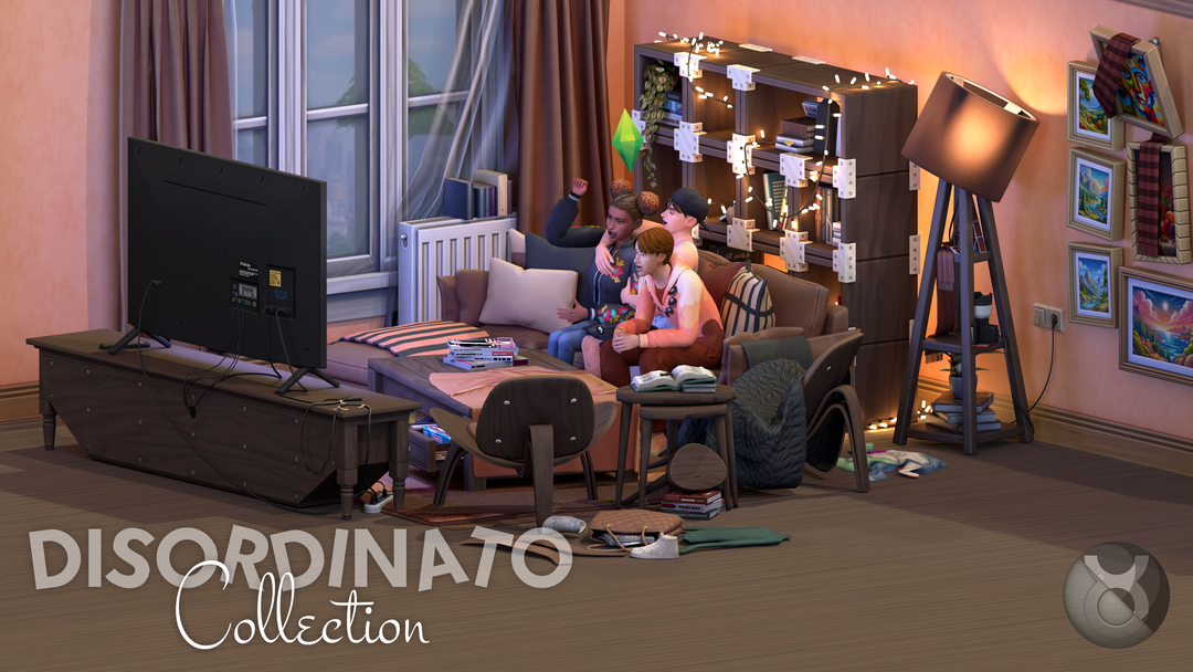 Taurus Design Disordinato living room CC preview