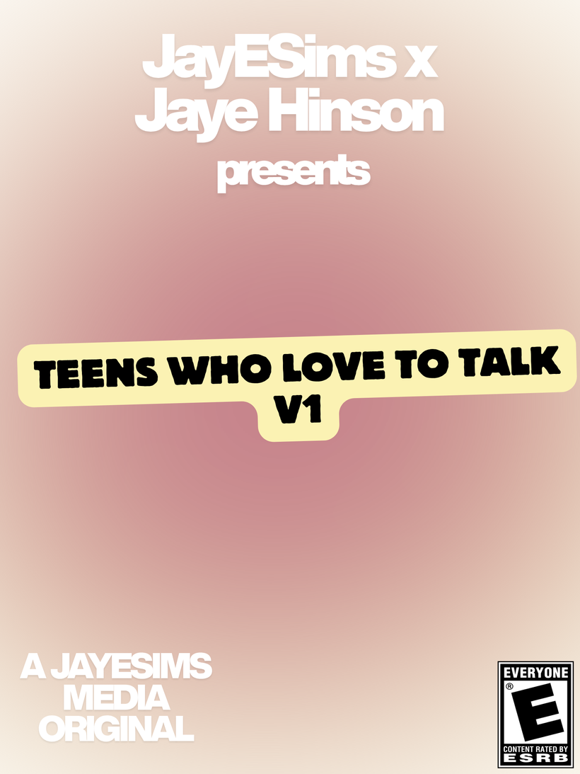 Teens Who Love to Talk Sims 4 social mod by JayESims