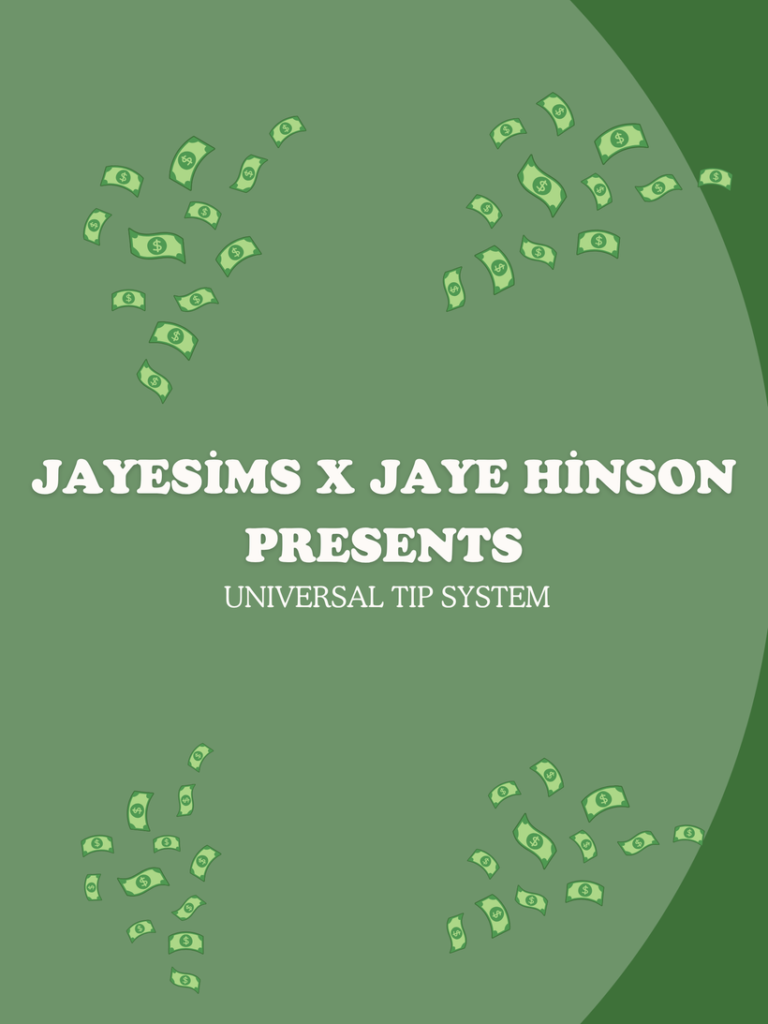 Universal Tip System Sims 4 mod by JayESims