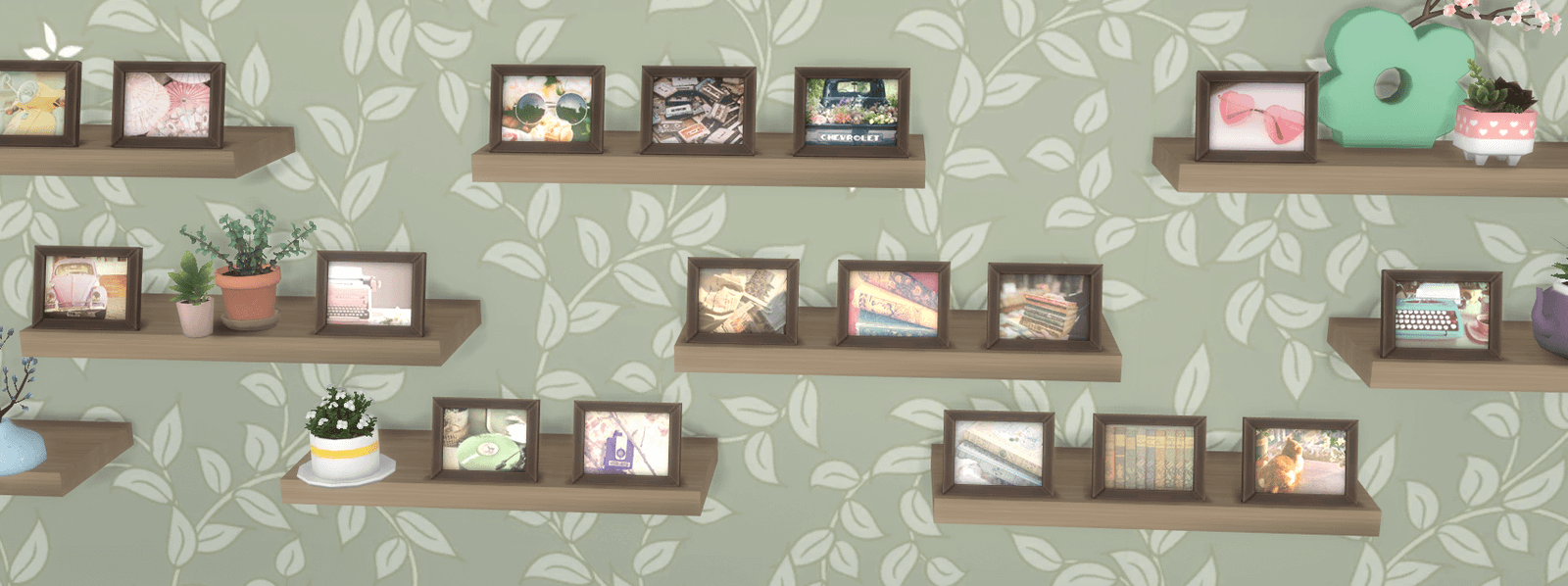 Vintage Aesthetic Clutter Sims 4 CC by sailorchironsims