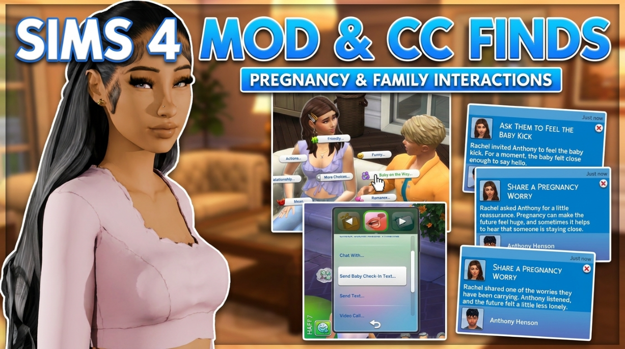 6 Sims 4 CC Finds | Hair, Clothes, Sets & Family Gameplay