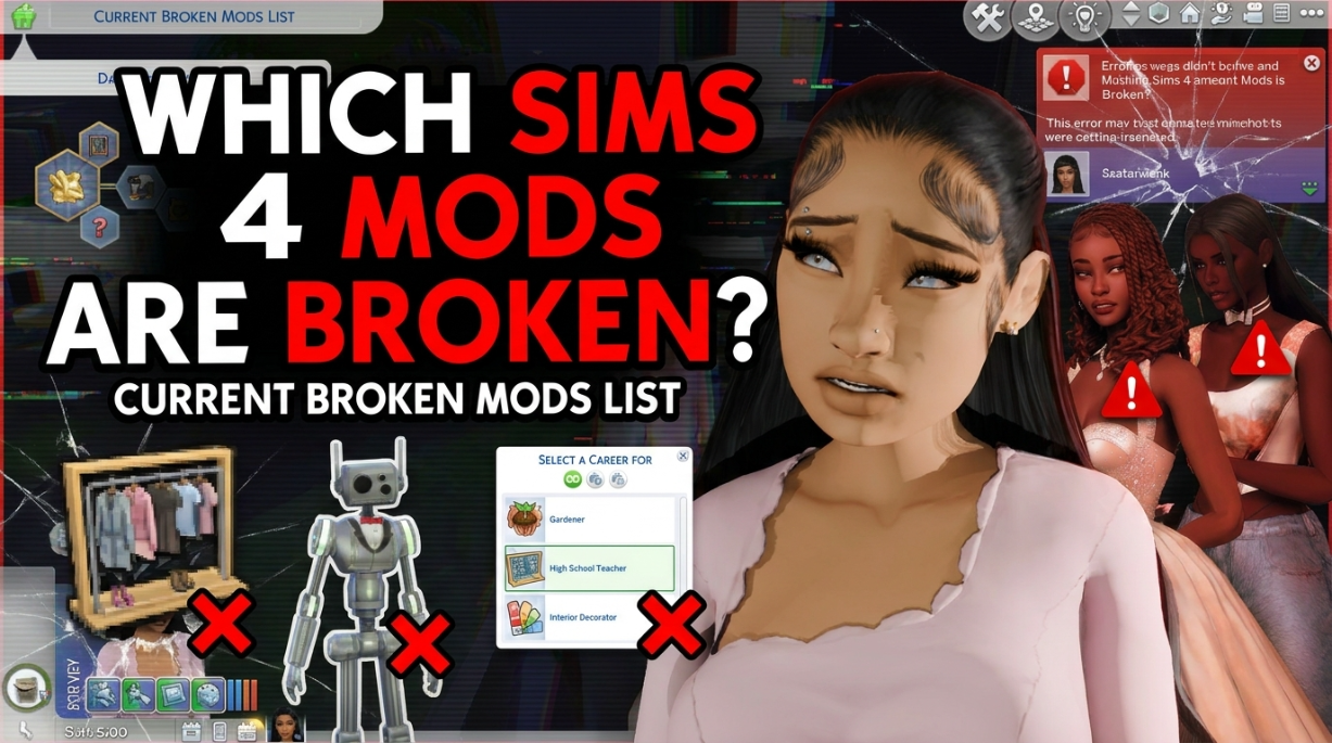 Which Sims 4 Mods Are Broken? Current Broken Mods List