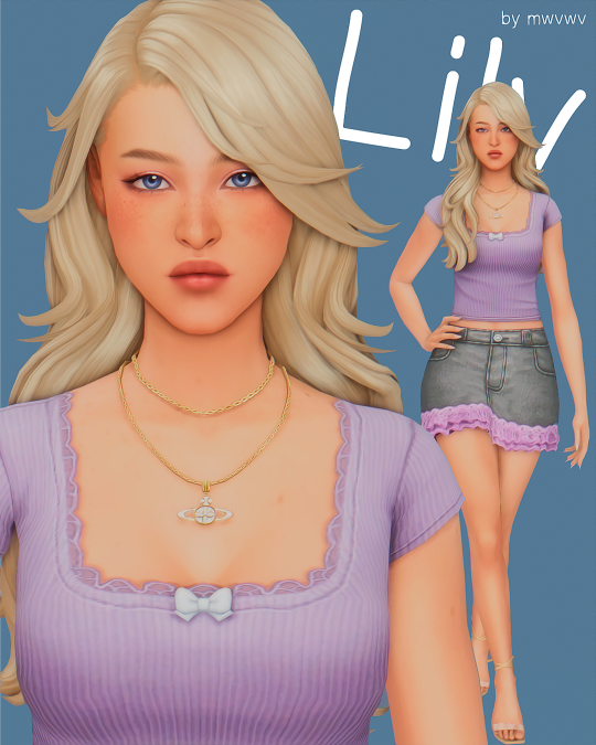 Lily Sims 4 Sim download
