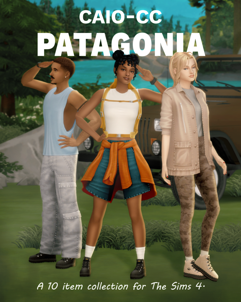 Caio Patagonia Collection Sims 4 CC