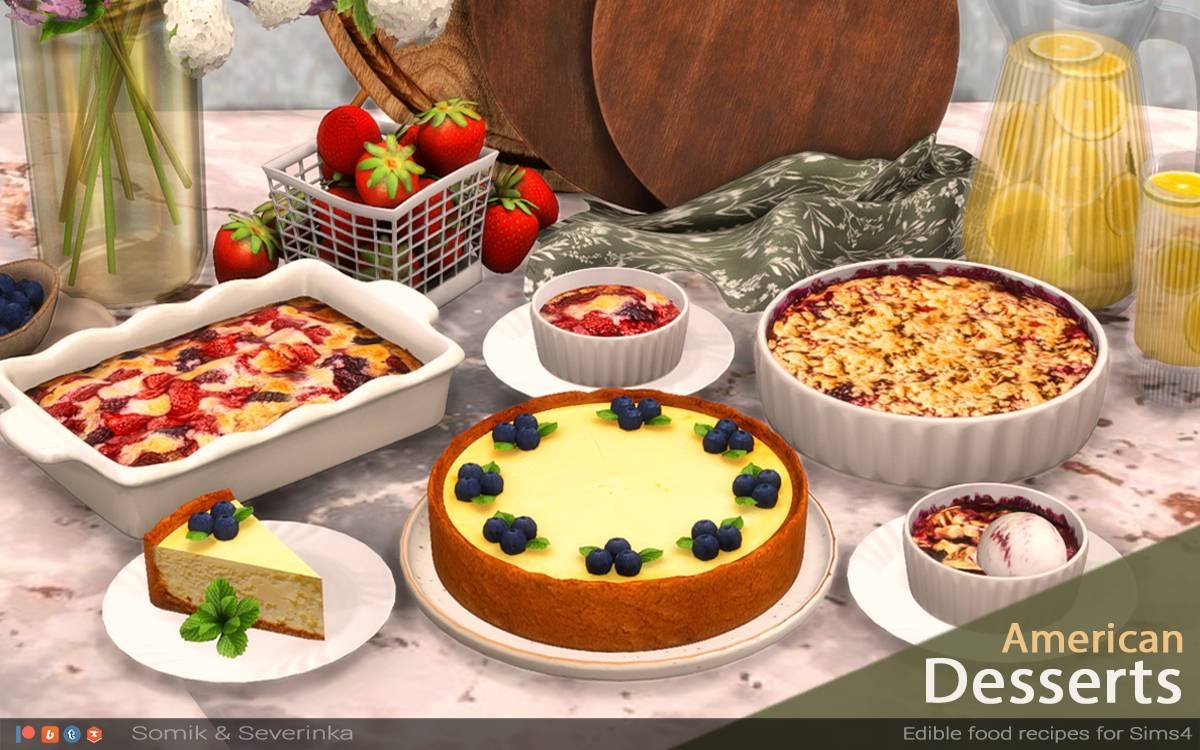 Official American Desserts Set 1 recipe preview by Somik and Severinka