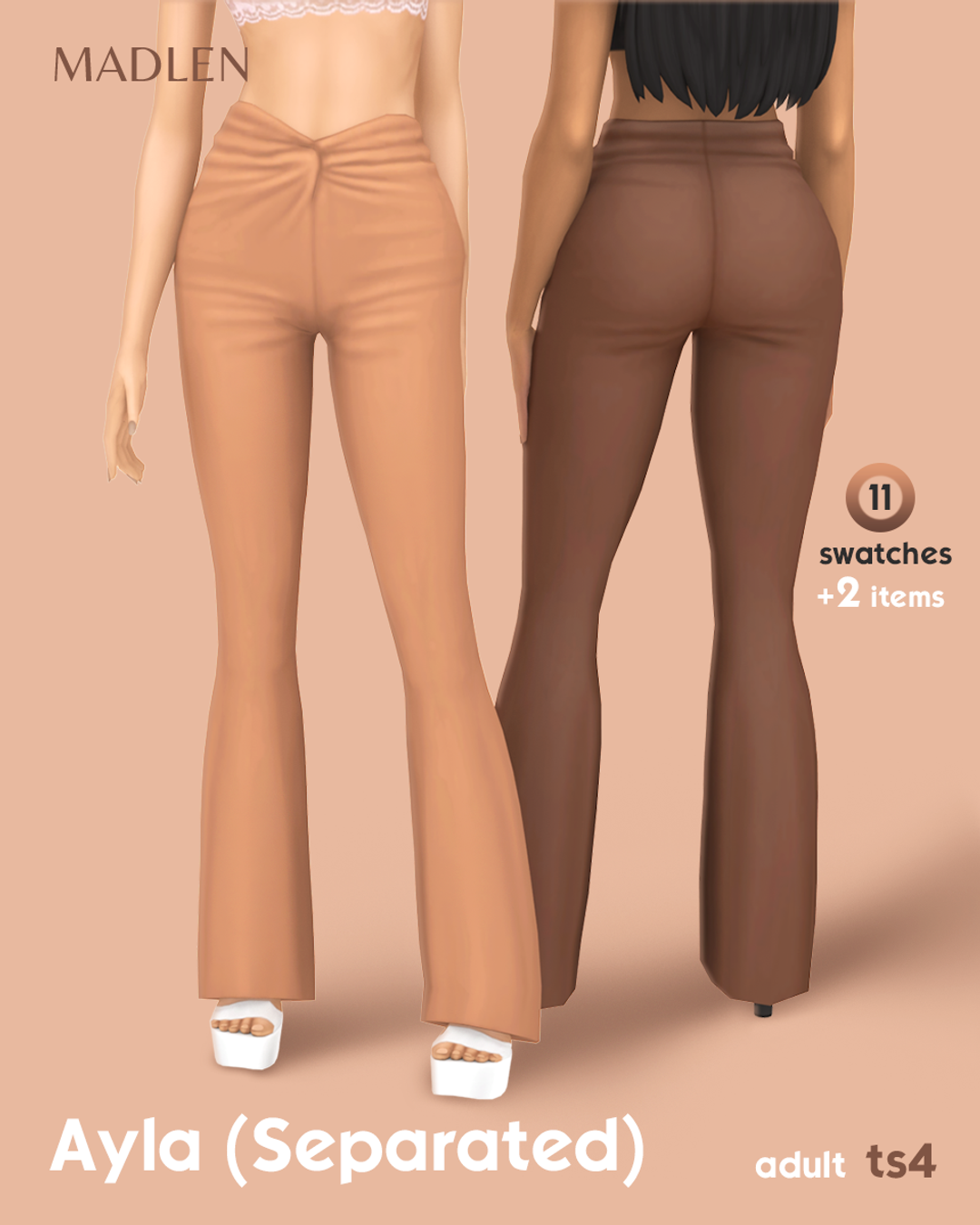 Ayla (Separated) official Sims 4 CC collection preview by Madlen