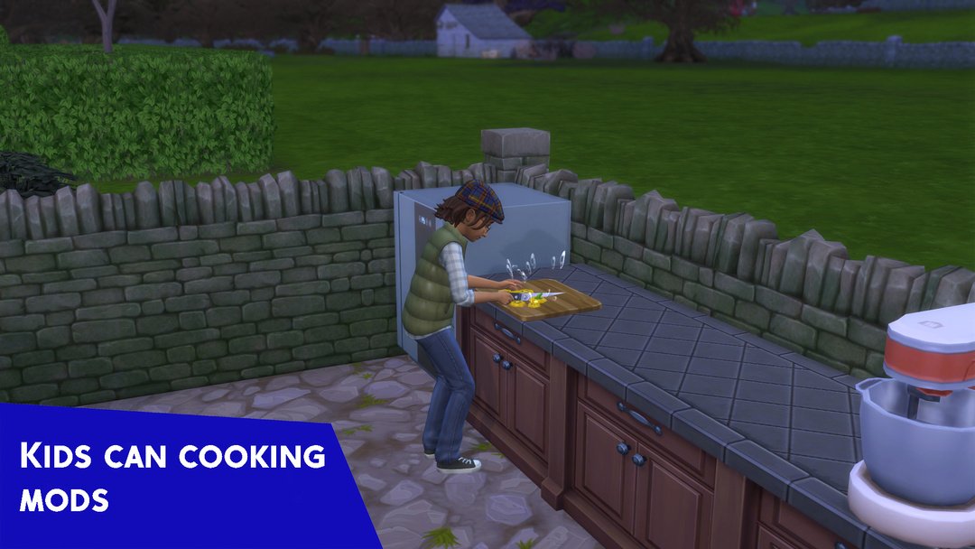 Kids Can Cooking Mod (Back Again) for The Sims 4 official creator preview by Cepzid Ferdiana Creation