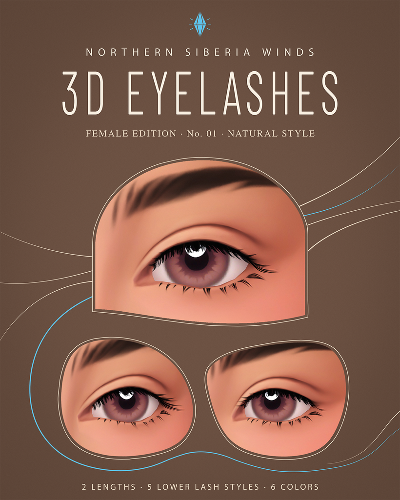 Female Natural Eyelashes N1 creator preview
