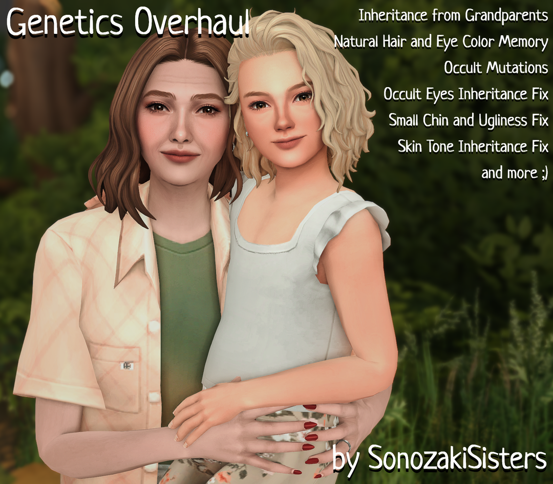 Genetics Overhaul: Main Mod 1.5 preview by SonozakiSisters
