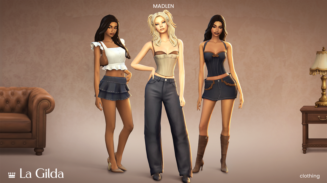 La Gilda official Sims 4 CC collection preview by Madlen