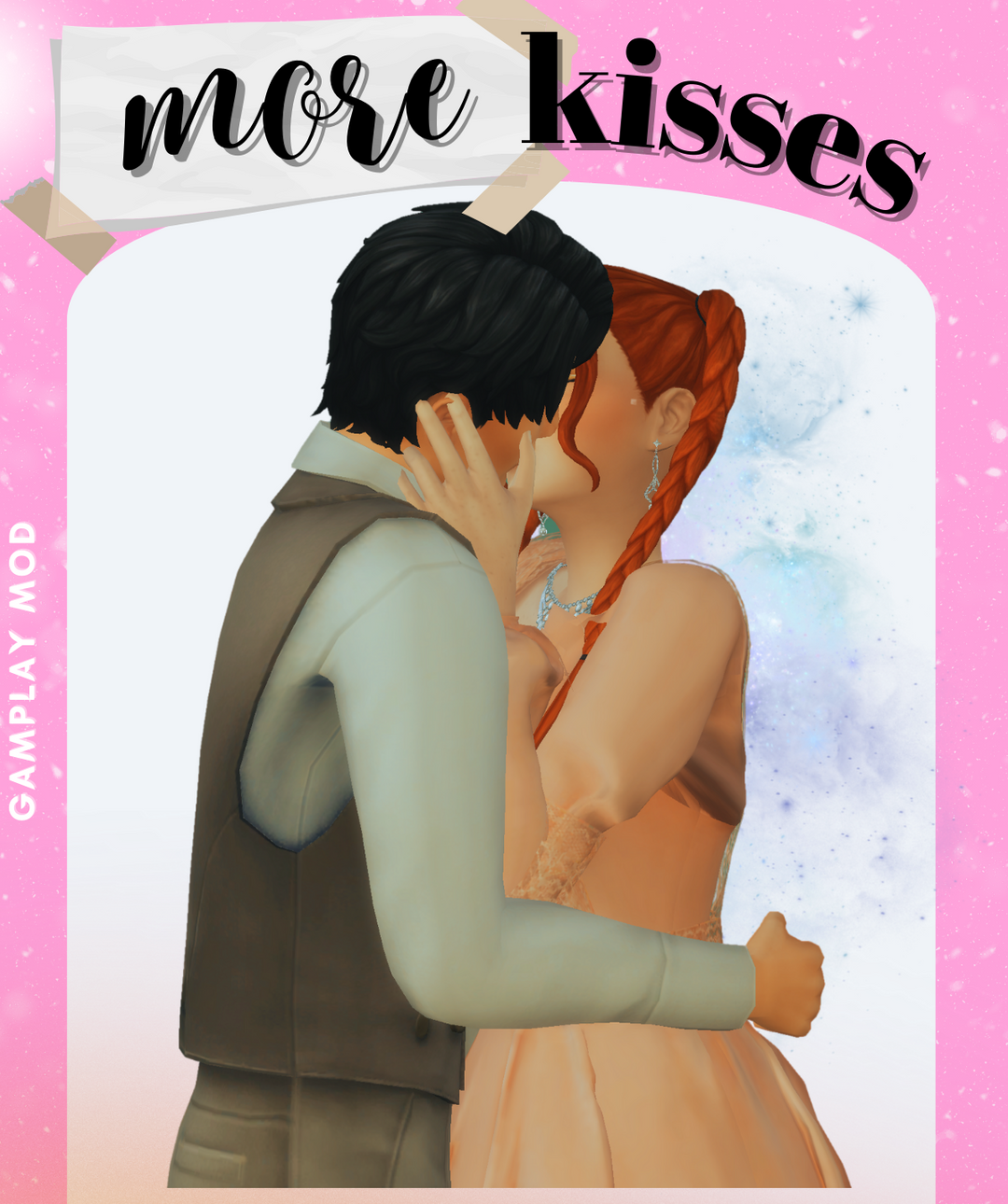 More Kisses Sims 4 mod official preview by Maplebell