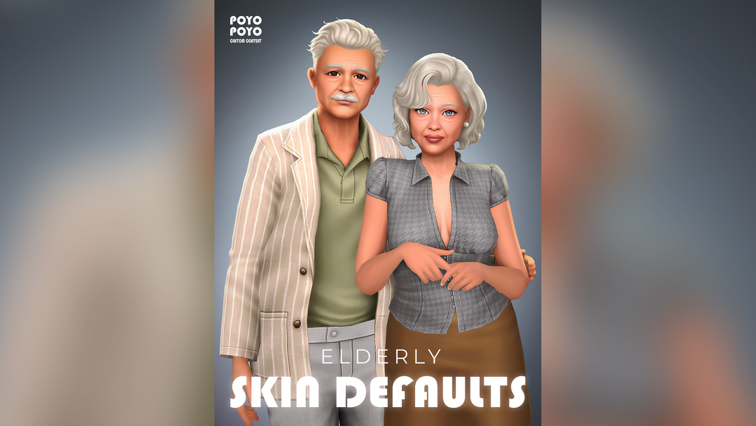 Elderly Skin Defaults and Skinblends preview by Poyo