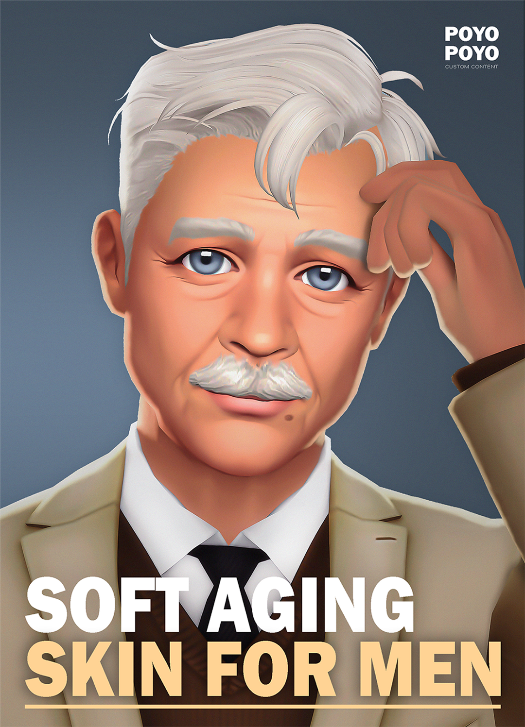 Soft Skinblend for Elderly Sims preview by Poyo