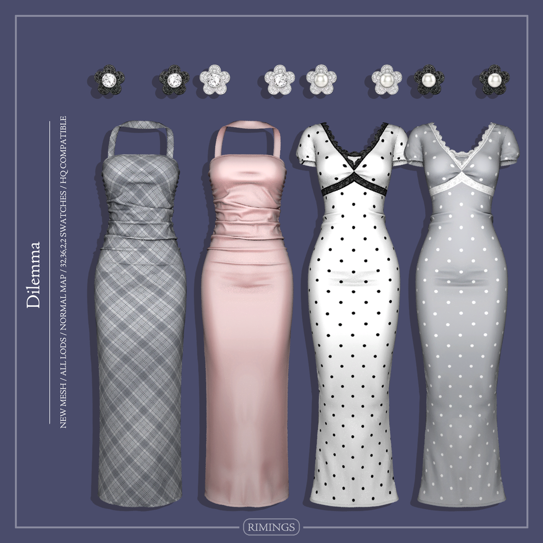 RIMINGS Dilemma Sims 4 clothing and accessories preview
