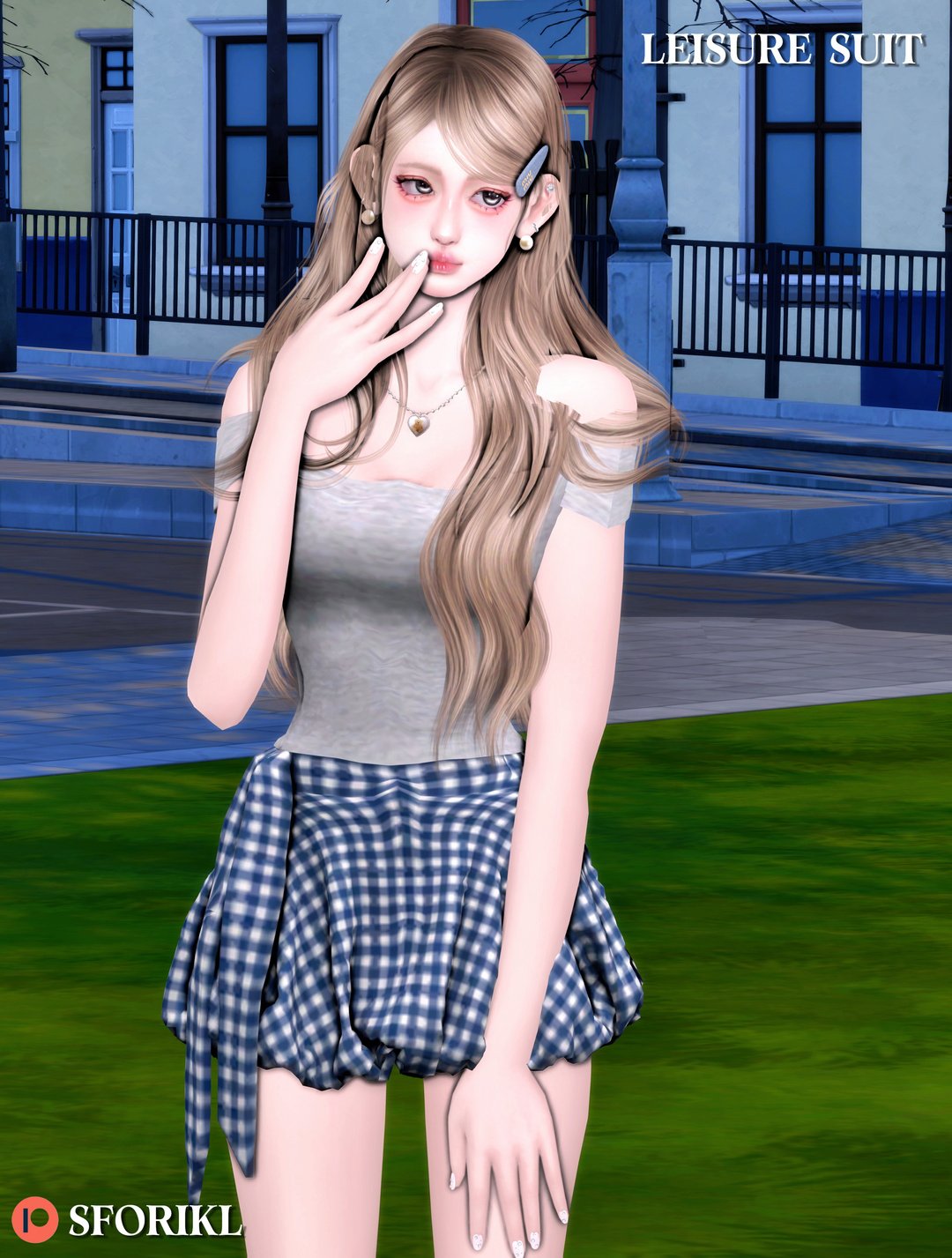 Sforikl Leisure Suit Sims 4 CC official preview