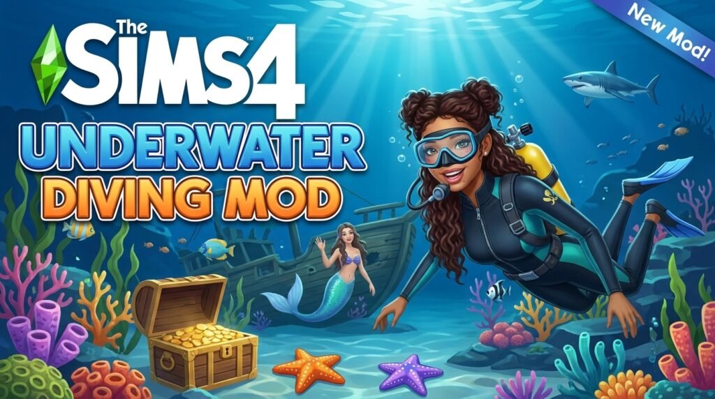 Sims 4 Underwater Diving Mod by SpinningPlumbobs