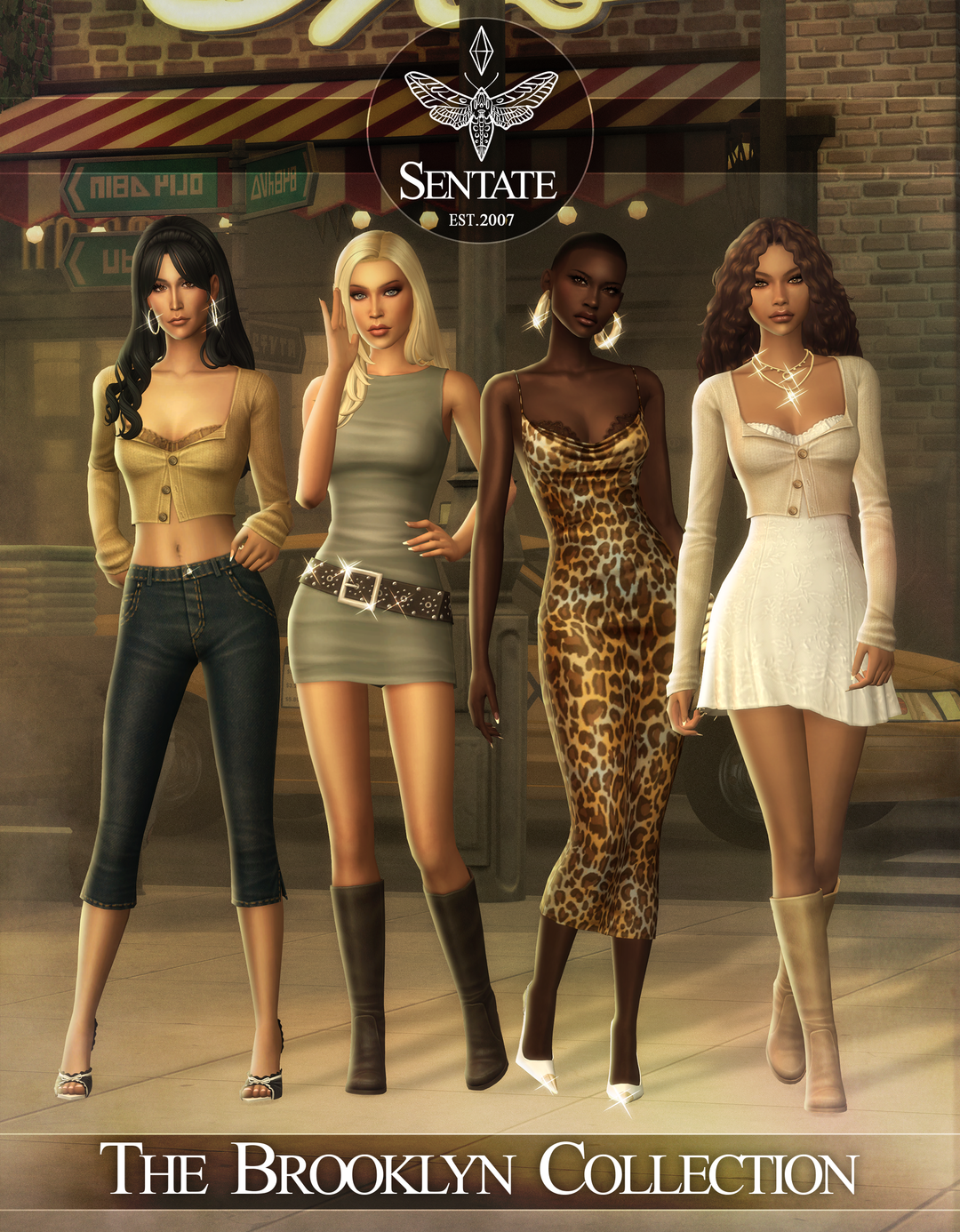 The Brooklyn Collection by Sentate official Sims 4 CC preview