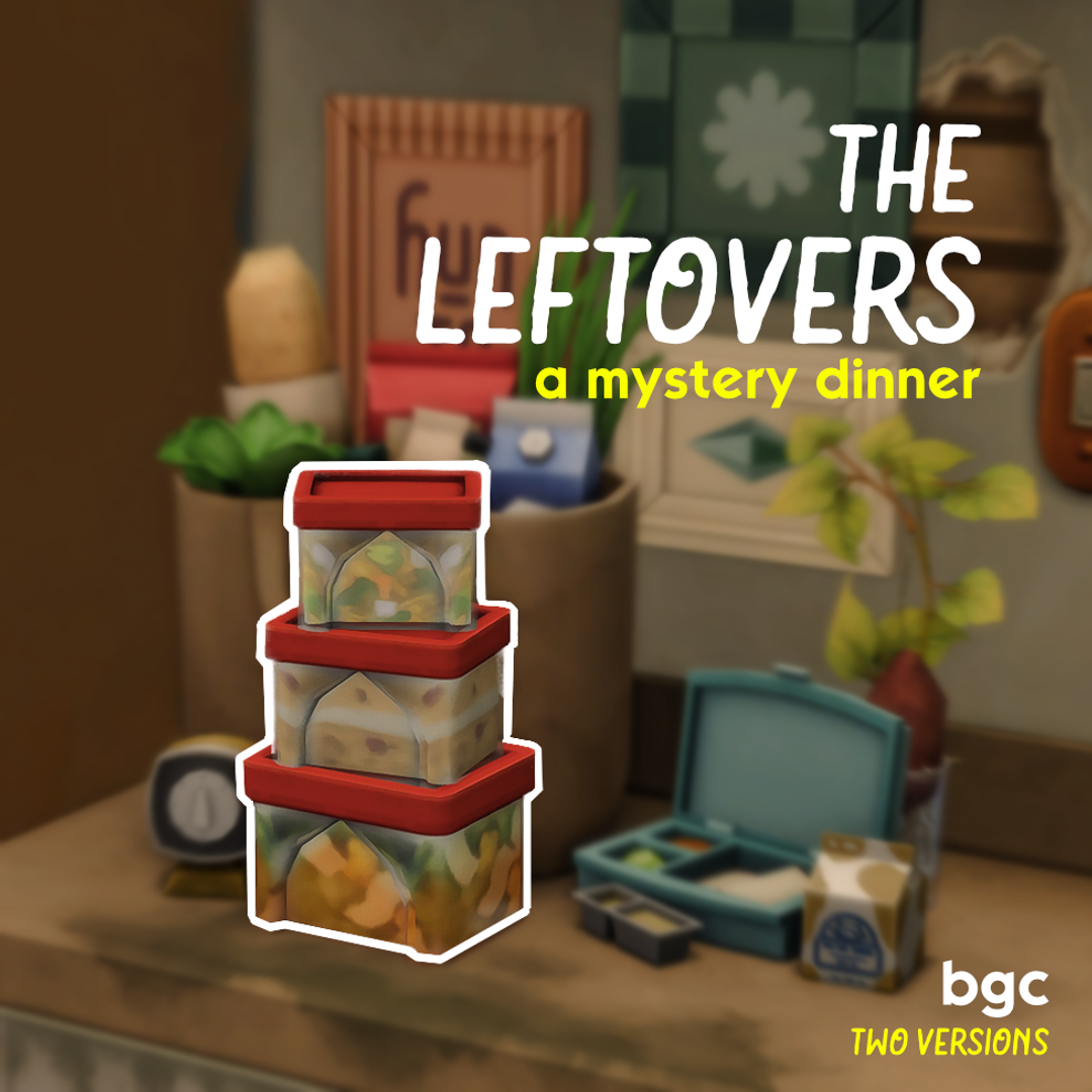 Plastic leftover food containers in Mossylane’s official preview