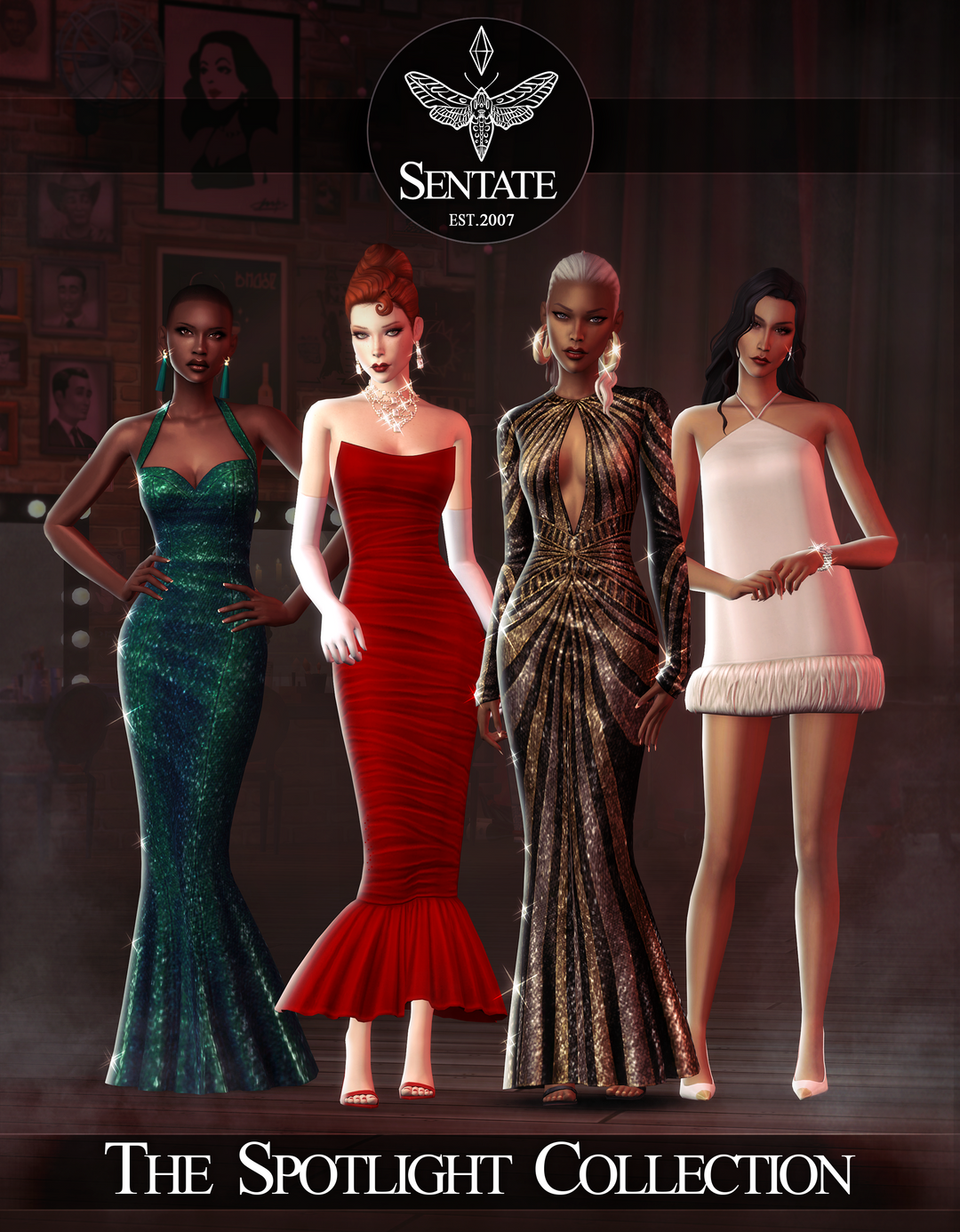 The Spotlight Collection by Sentate official Sims 4 CC preview