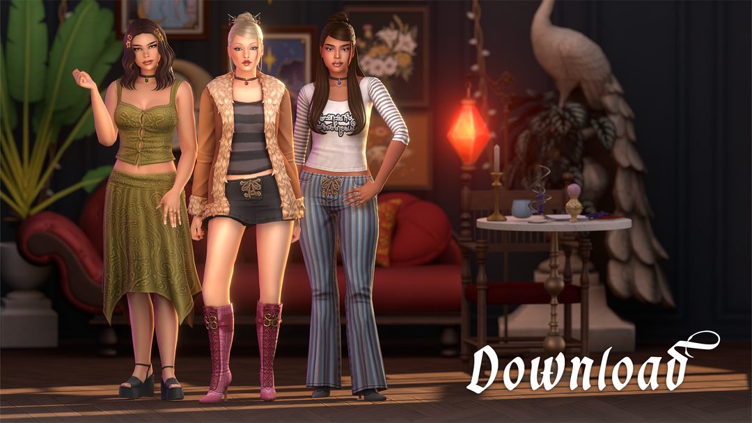 The Vellichor Collection by Serenity x Simstrouble official Sims 4 CC preview