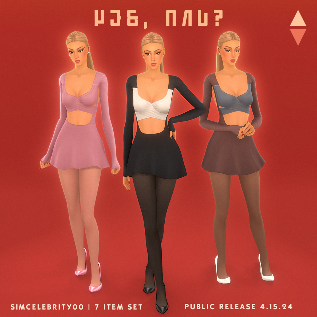 Yes, And? Set official Sims 4 CC collection preview by simcelebrity00