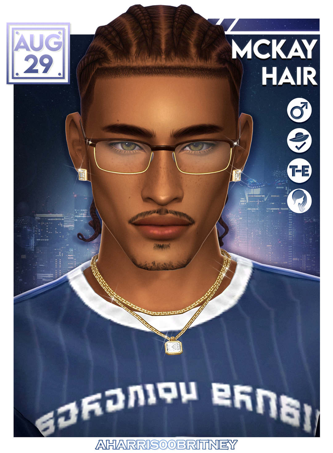 McKay Hair Sims 4 hairstyle official preview by aharris00britney