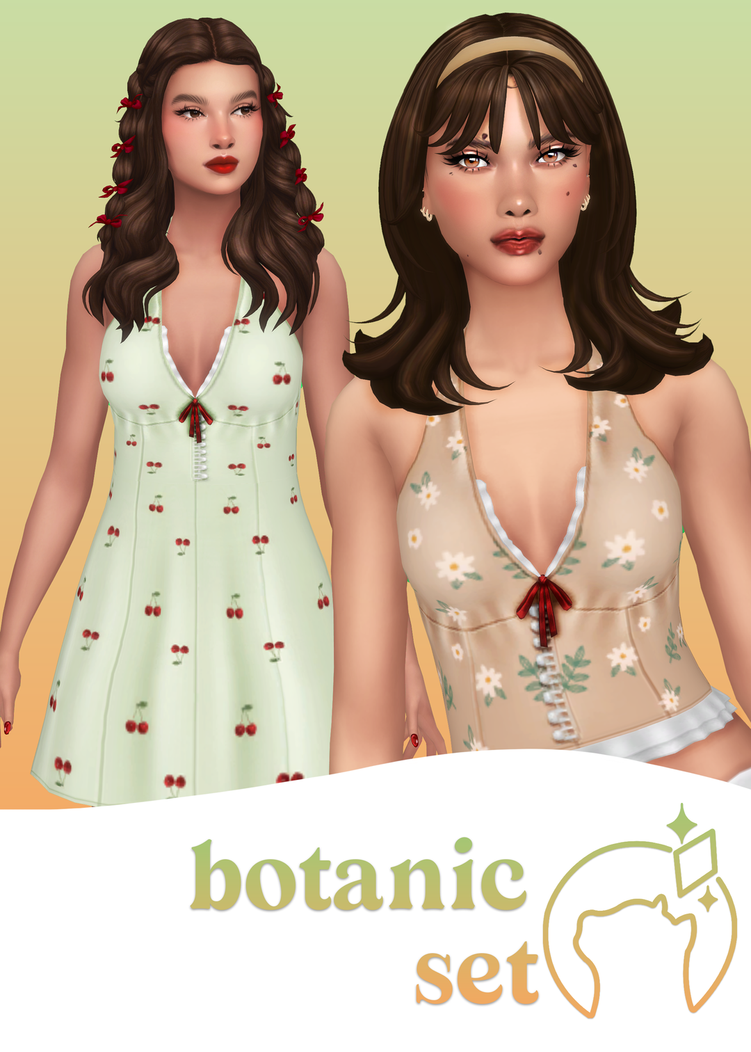 Botanic Set Sims 4 CC preview by ikarisims