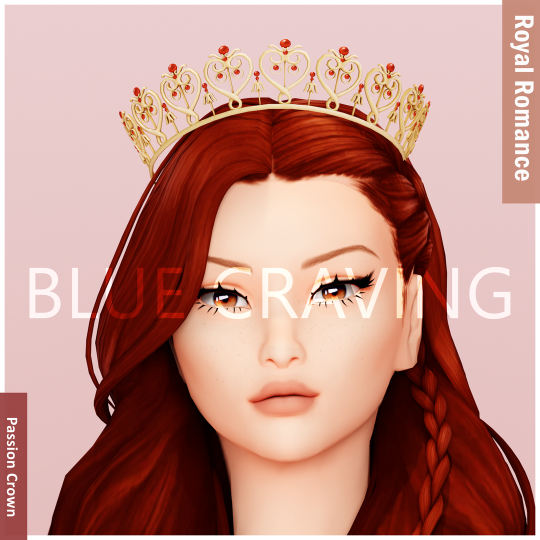 Royal Romance Passion Crown Sims 4 CC by Blue Craving
