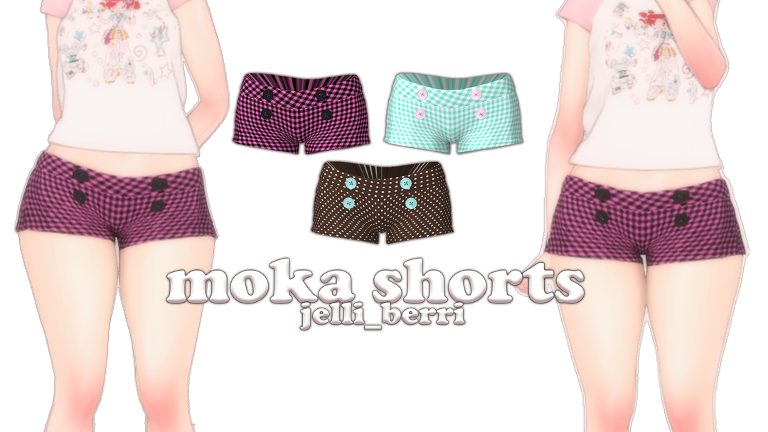 Moka Shorts by jelli_berri official Sims 4 preview