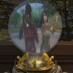 Official maru Crystal TV project preview for The Sims 4