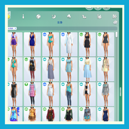 Official maru Dynamic CAS Columns with Thumbnail Size Slider project preview for The Sims 4