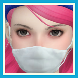 Official maru Medical Mask (Illness & Ailments Replacement) project preview for The Sims 4