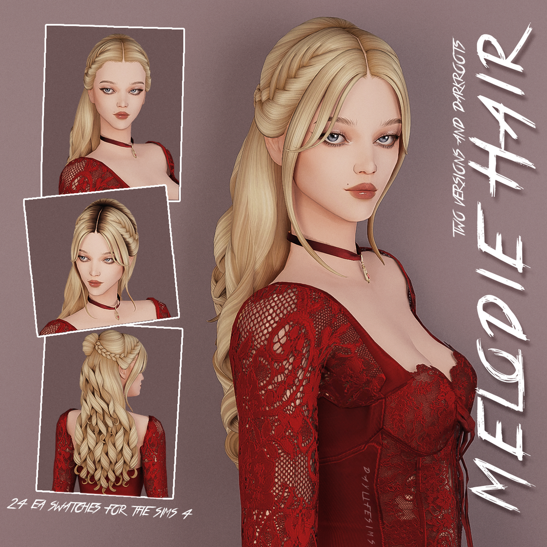 Melodie Hair — 2 Versions
