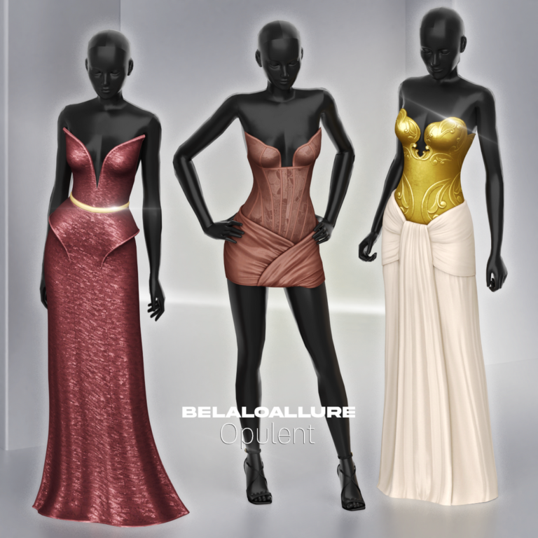 opulent Sims 4 CC preview by Belaloallure