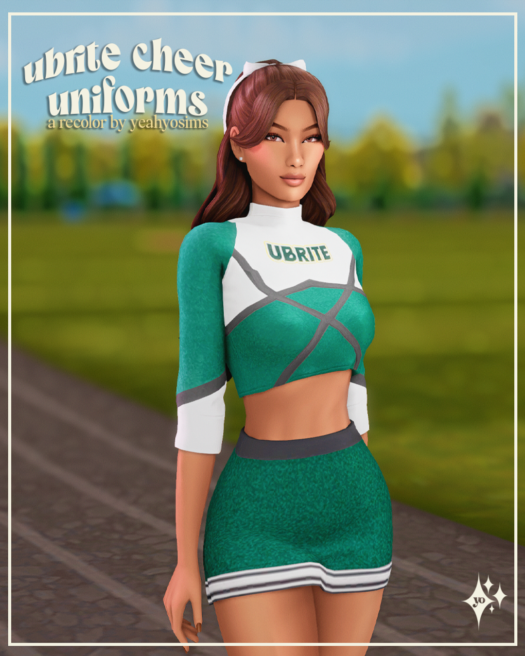 UBrite Cheer Uniform by yeahyosims for The Sims 4